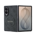 Samsung Galaxy Z Fold 8 Uyumlu Kılıf Guess Orjinal Lisanslı M-safe Şarj Özellikli PU Deri 4G Desenli Yazı Logolu Kapak