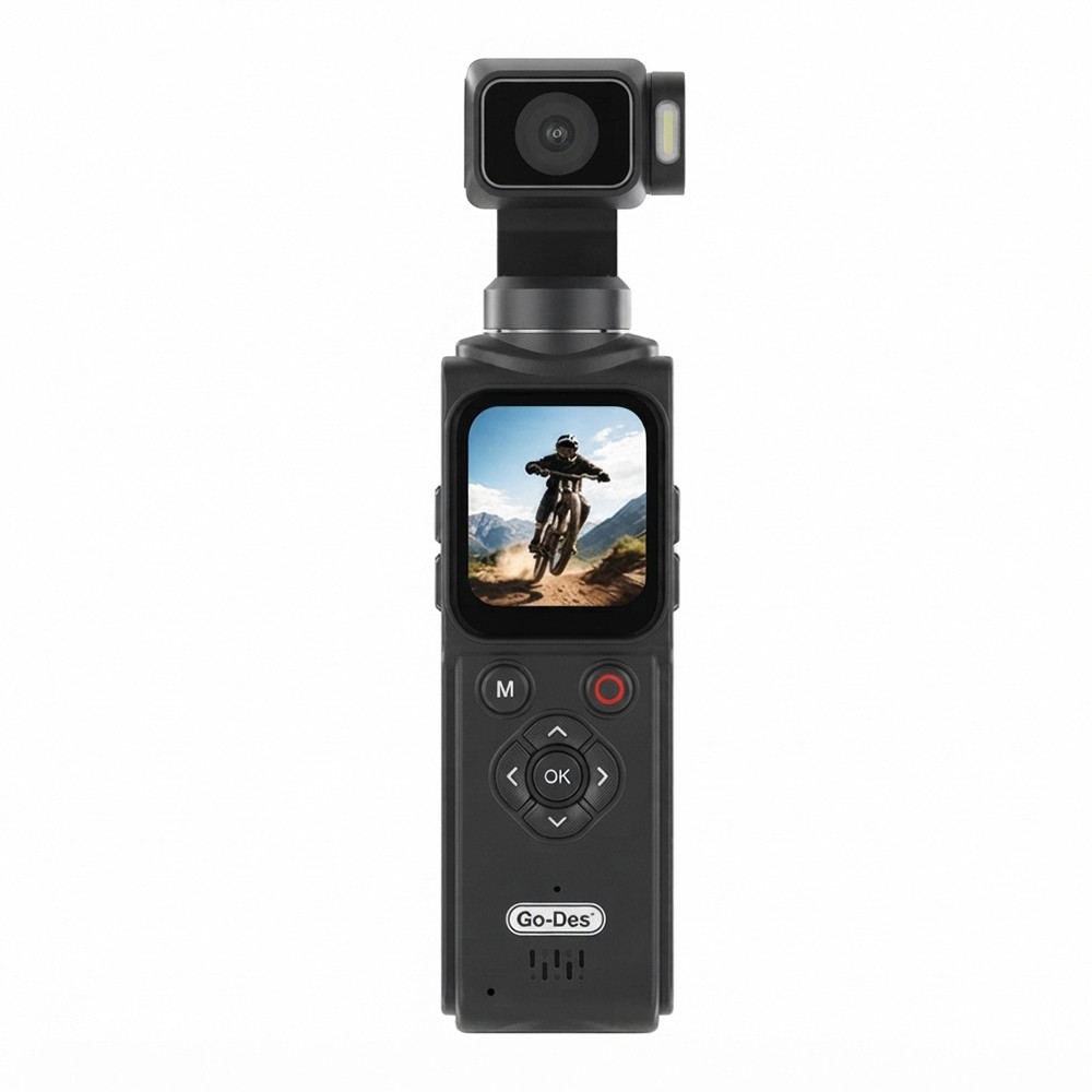 [RNZ-TA139936] Go Des GD-ST121 4K Ultra HD 330 Derece Dönebilen Aksiyon Kamerası