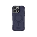 Apple iPhone 16 Pro Max Uyumlu Kılıf M-safe Şarj Özellikli Metal Kamera Çerçeveli Skinarma Mecha Serisi Kapak