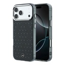 Apple iPhone 18 Pro Max Uyumlu Kılıf Mercedes Benz Orjinal Lisanslı M-safe Şarj Özellikli Çift Katmanlı Yıldız Desenli Sert PC Kapak