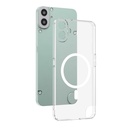 Nothing CMF Phone 1 Uyumlu Zore London M-Safe Şeffaf Sert PC Kılıf