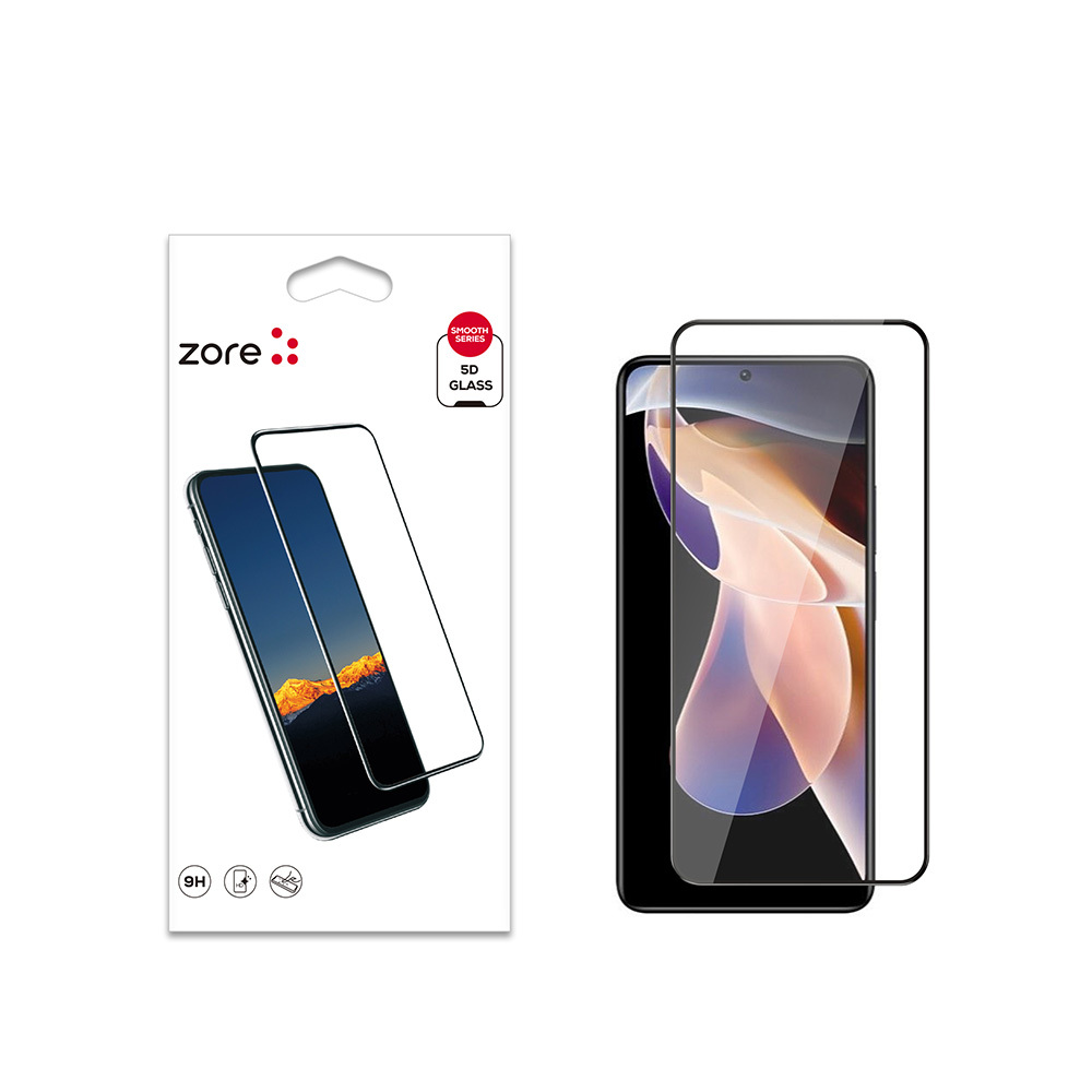 Xiaomi Redmi Note 11 Pro Plus 5G Uyumlu Zore Kenarları Kırılmaya Dayanıklı Cam Ekran Koruyucu