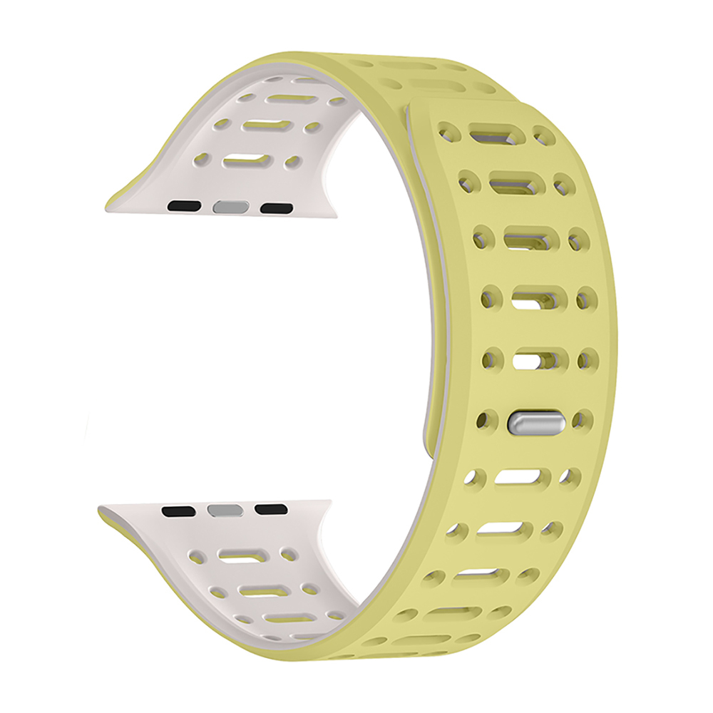 Apple Watch 7 41mm Uyumlu Zore KRD-124 Silikon Kordon Strap Kayış