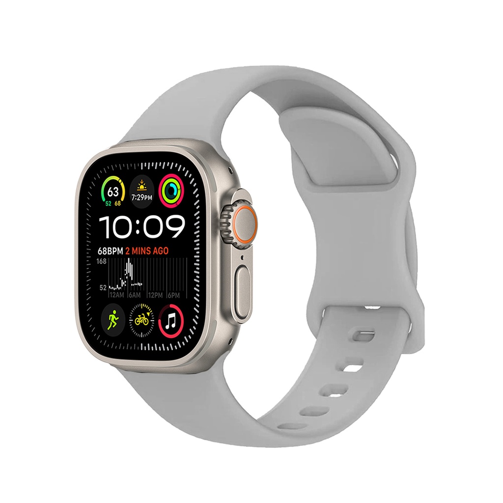 Apple Watch Ultra 49mm Uyumlu Zore KRD-131 Silikon Kordon Strap Kayış