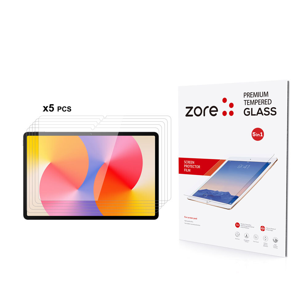 Huawei Mate UyumluPad SE 11 Zore 5in1 Tablet Temperli Cam Ekran Koruyucu