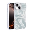 Apple iPhone 16 Uyumlu Kılıf Airbagli Parlak Taş Detay Tasarımlı Zore Esila Kapak