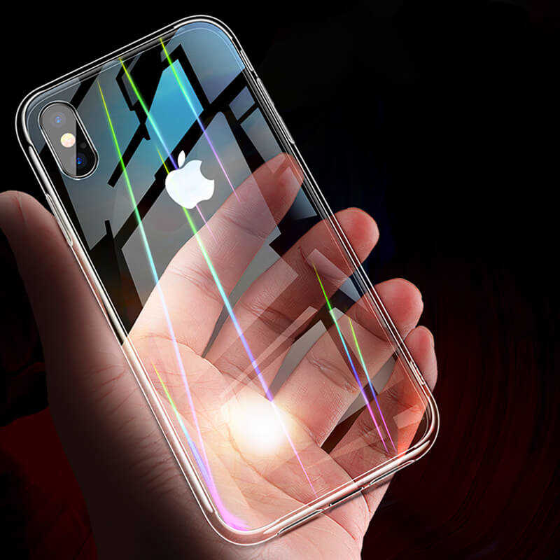 Apple iPhone XR Uyumlu Kılıf Zore Rainbow Kapak