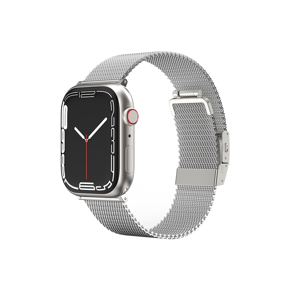 Apple Watch 38mm Uyumlu Amazingthing Titan Metal Hasır Kordon