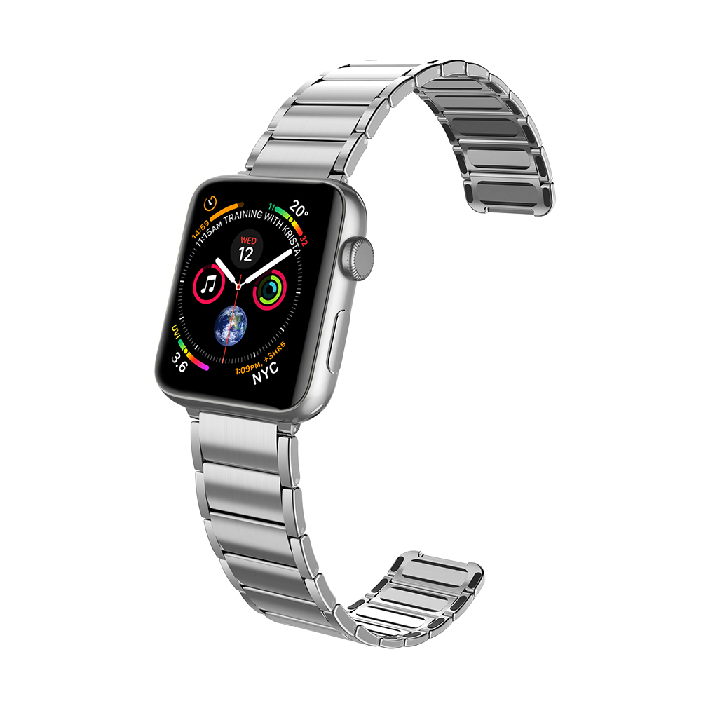 Apple Watch 38mm Uyumlu Raptic Classic Serisi Magnetik Metal Kordon