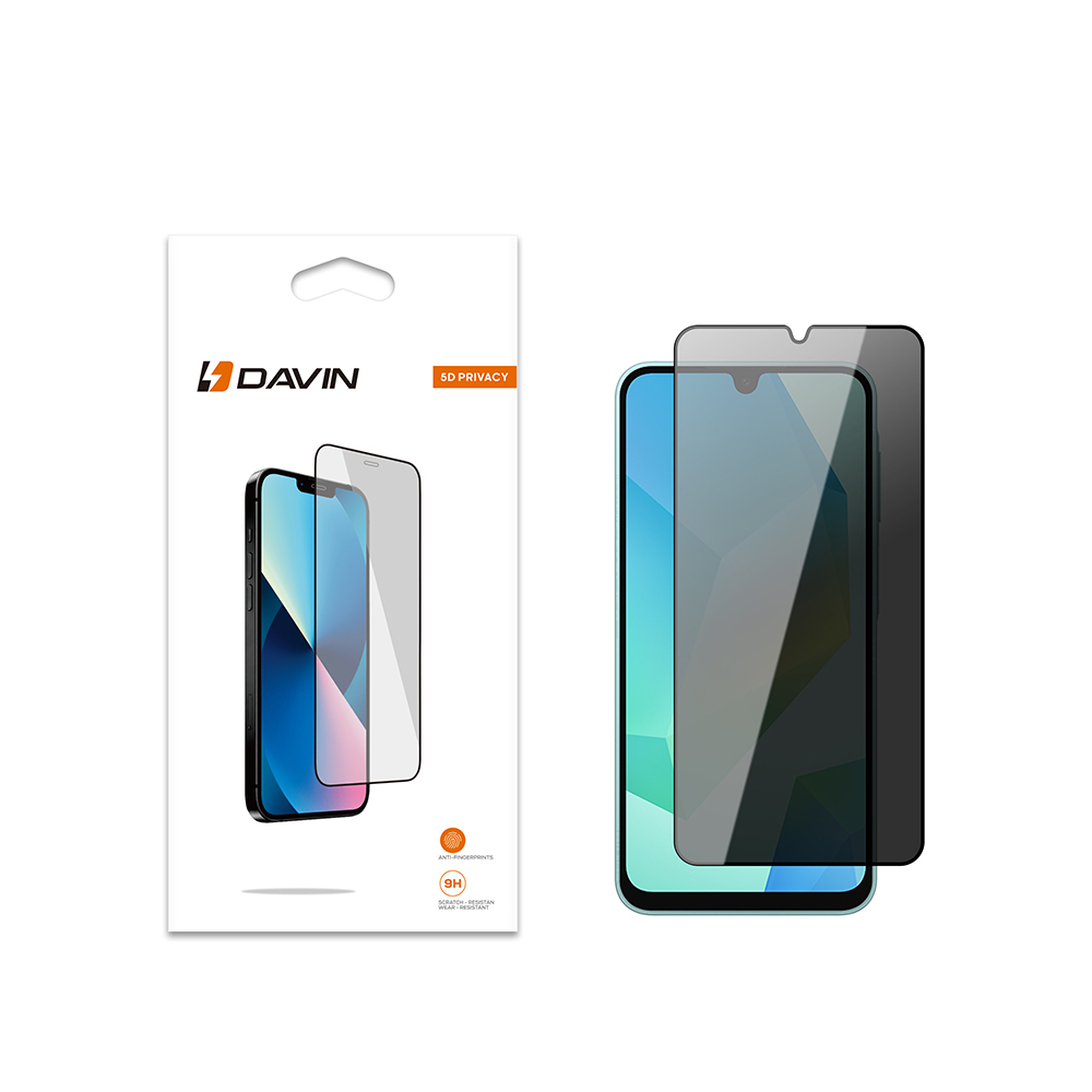 Samsung Galaxy A16 Uyumlu Davin 5D Privacy Cam Ekran Koruyucu
