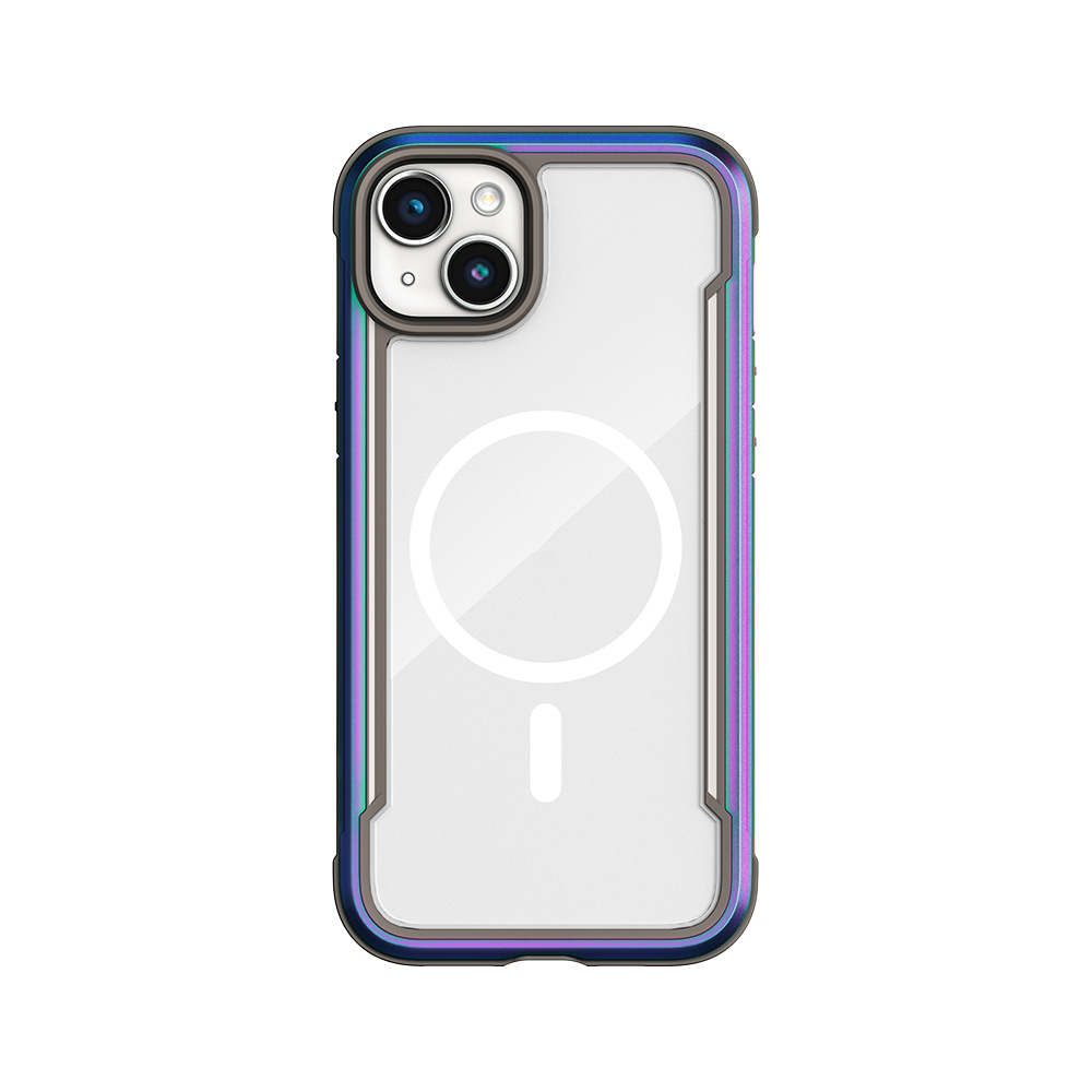 Apple iPhone 15 Uyumlu Kılıf M-safe Şarj Özellikli Airbagli Raptic Shield Serisi Şeffaf Arka Yüzey Kapak