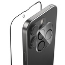 Apple iPhone 16 Pro Uyumlu Raptic 2in1 Temperli Ekran Koruyucu + Lens Koruyucu Set