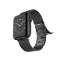 Apple Watch 7 45mm Uyumlu Raptic Classic Plus Serisi Magnetik Metal Hasır Kordon