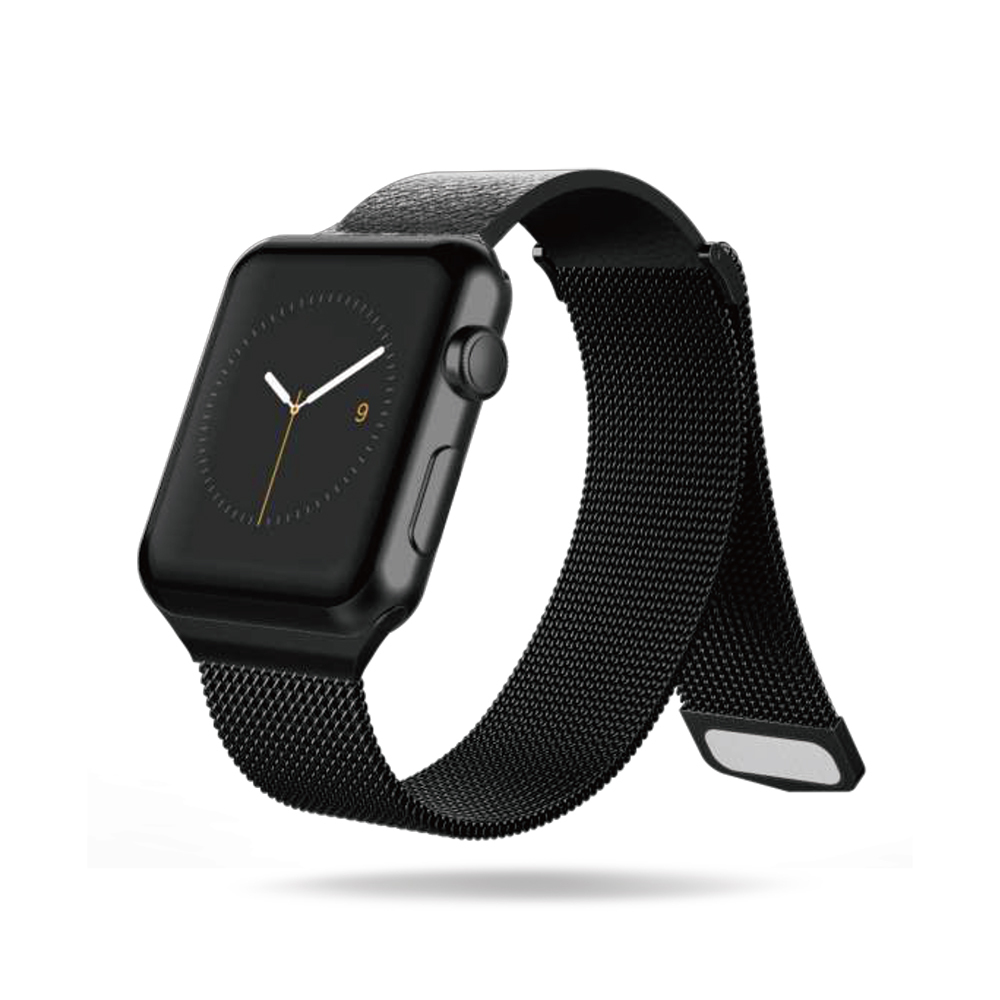 Apple Watch 7 45mm Uyumlu Raptic Hybrid Serisi Metal Hasır Kordon