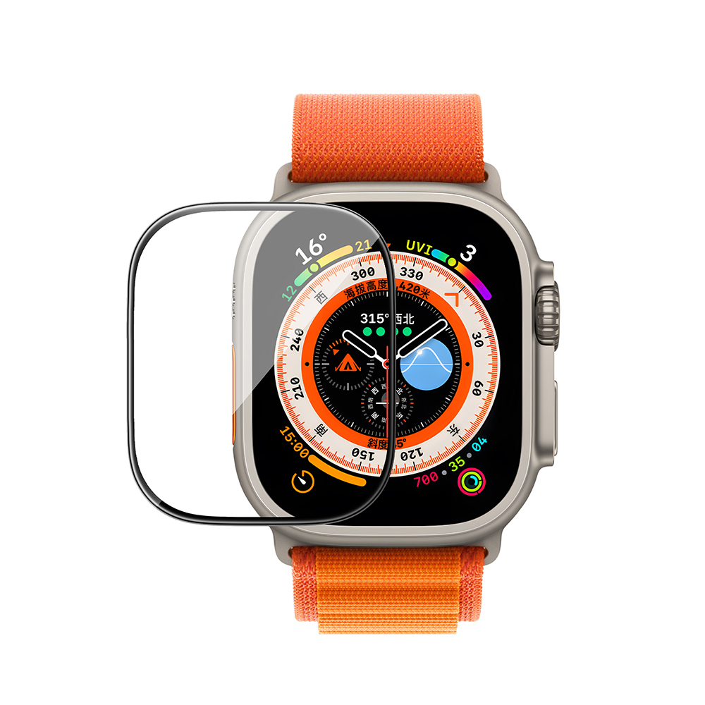 Apple Watch 10 46mm Uyumlu Wiwu JD-107 Easy Install Serisi HD Ekran Koruyucu Film + Kolay Uygulama Aparatı