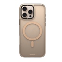 Apple iPhone 16 Pro Max Uyumlu Kılıf M-safe Şarj Özellikli Cam Arka Yüzey TPU Youngkit Gemstone Serisi Kapak