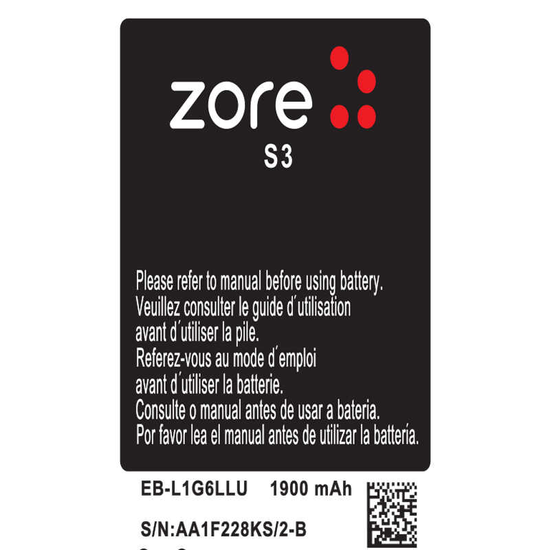 [RNZ-T7224] Samsung Galaxy S3 Uyumlu Zore Quality Batarya