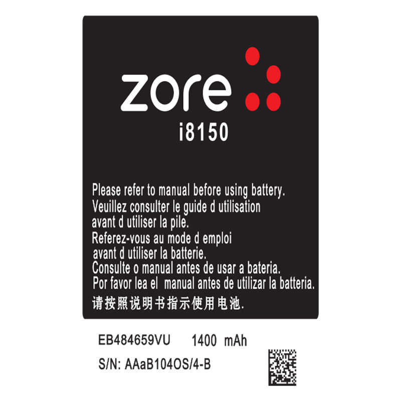 [RNZ-T7228] Samsung Galaxy Wonder İ8150 Uyumlu Zore Quality Batarya