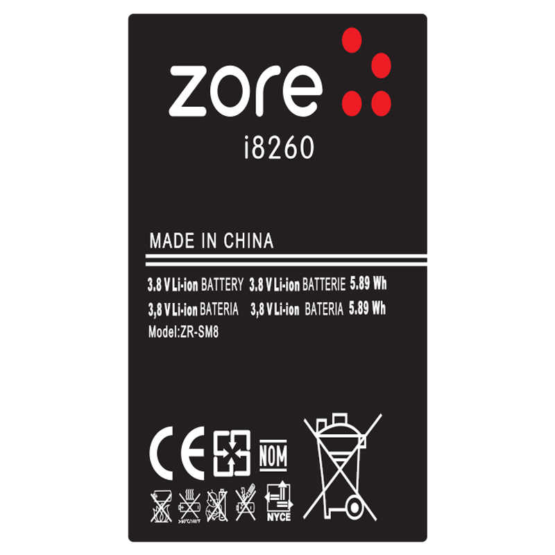 [RNZ-T7230] Samsung Galaxy Core İ8260 Uyumlu Zore Quality Batarya