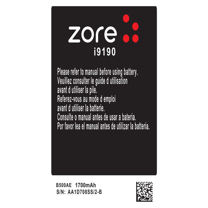 [RNZ-T7233] Samsung Galaxy S4 Mini Uyumlu Zore Quality Batarya