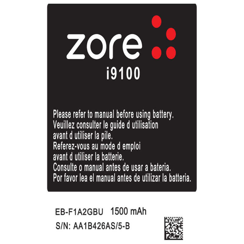 [RNZ-T7232] Samsung Galaxy S2 Uyumlu Zore Quality Batarya
