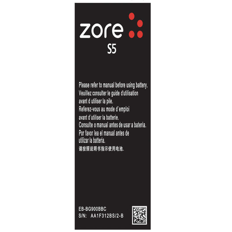 [RNZ-T7235] Samsung Galaxy S5 Uyumlu Zore Quality Batarya