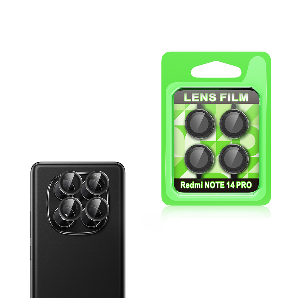 Xiaomi Redmi Note 14 Pro 5G Uyumlu Zore CL-07 Kamera Lens Koruyucu