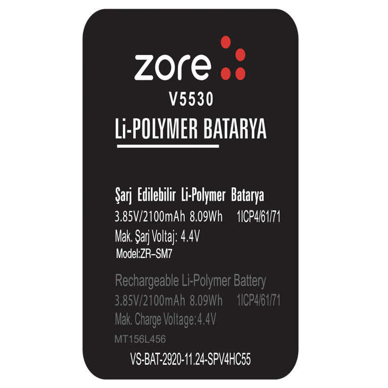 [RNZ-T7270] Vestel Venüs 5530 Zore Quality Batarya