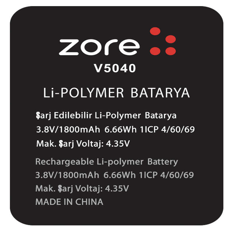 [RNZ-T7271] Vestel Venüs V3 5040 Zore Quality Batarya