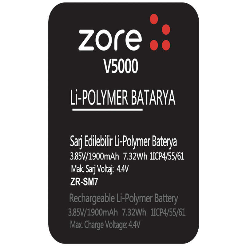 [RNZ-T7274] Vestel Venüs 5000 Zore Quality Batarya