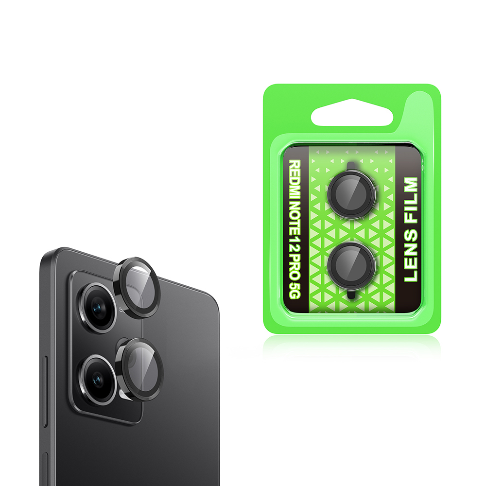 Xiaomi Redmi Note 12 Pro 5G Uyumlu Zore CL-07 Kamera Lens Koruyucu