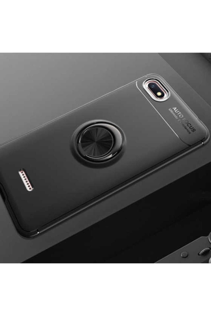 [RNZ-TA19306] Xiaomi Redmi 6A Uyumlu Kılıf Zore Ravel Silikon Kapak (Siyah)