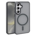 Samsung Galaxy S25 Uyumlu Kılıf M-safe Şarj Özellikli Mat Arka Yüzey Zore Sio Kapak