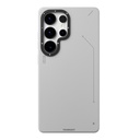 Samsung Galaxy S25 Ultra Uyumlu Kılıf M-safe Şarj Özellikli Basit Mat Deri Desenli Youngkit Tech Fashion Serisi Kapak