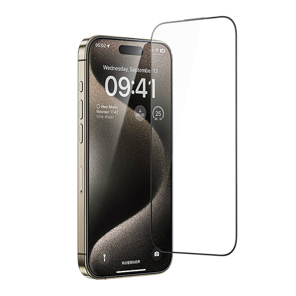 Apple iPhone 16E Uyumlu Casebang Clear HD Ekran Koruyucu + Kolay Uygulama Aparatı