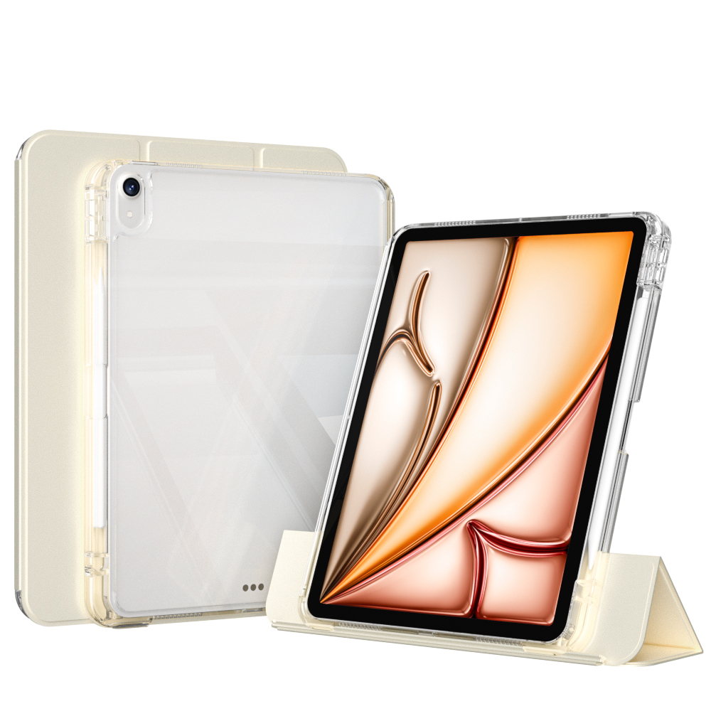 Apple iPad Air 11 2025 M3 Uyumlu Kılıf Magnetik Ayrılabilen Airbagli Zore Sliding Tablet Kılıfı