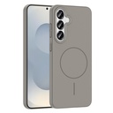 Samsung Galaxy S25 Uyumlu Kılıf M-safe Şarj Özellikli Zore Ruby Sert Kapak