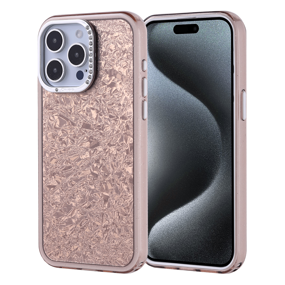 Apple iPhone 15 Pro Max Uyumlu Kılıf Taşlı Tasarımlı Zore Kapi Kapak