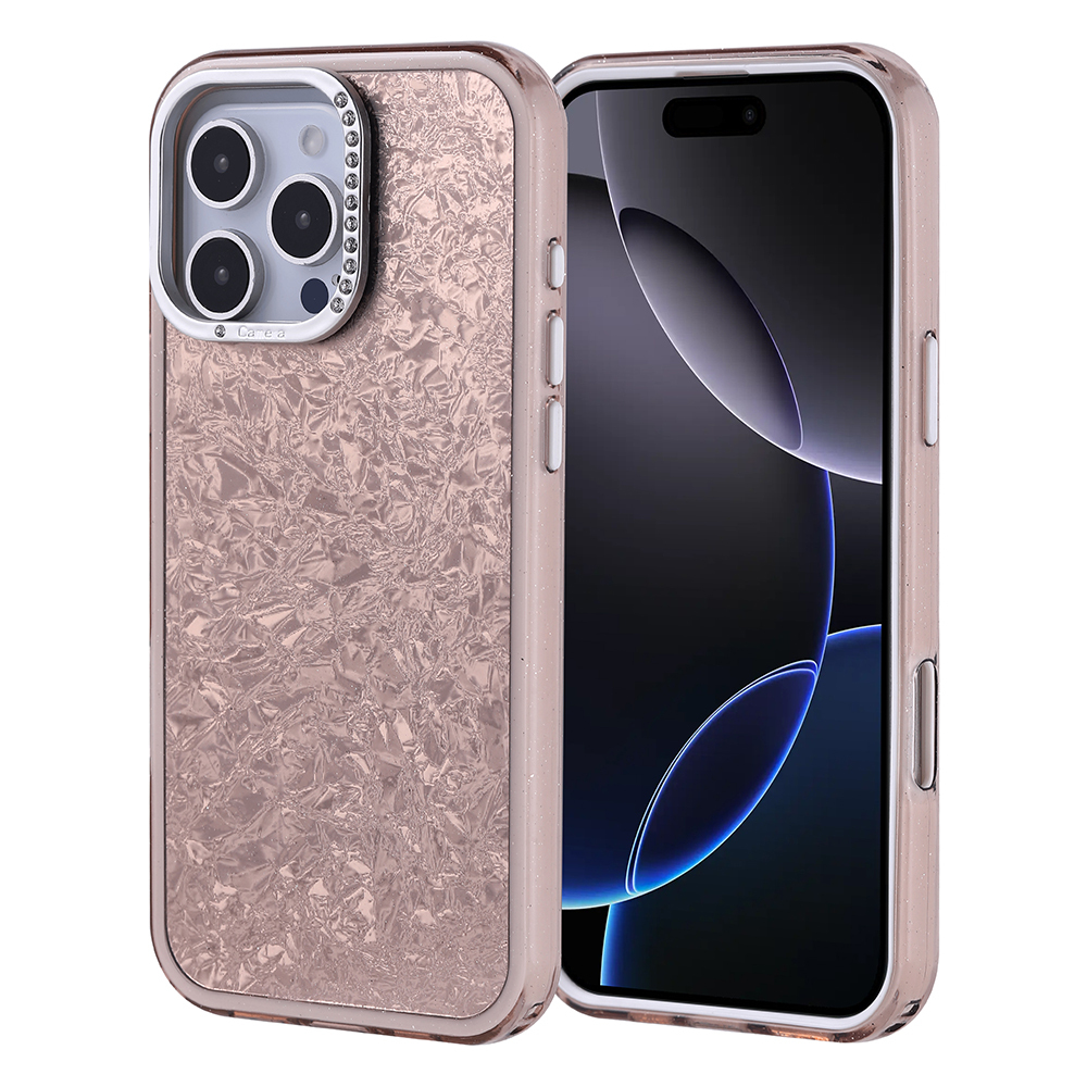 Apple iPhone 16 Pro Max Uyumlu Kılıf Taşlı Tasarımlı Zore Kapi Kapak