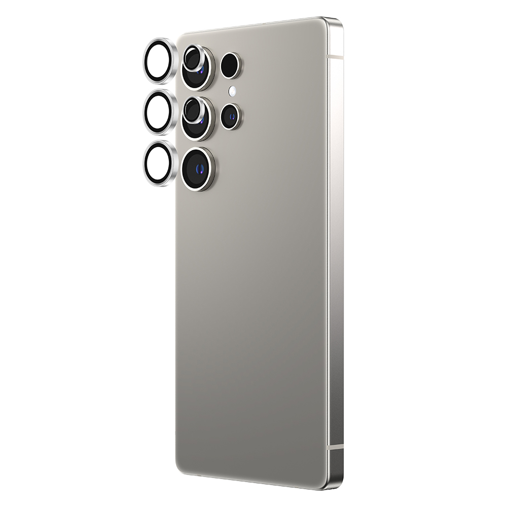 Samsung Galaxy S25 Ultra Uyumlu Amazingthing Titan Safir Kamera Lens Koruyucu + Kolay Uygulama Aparatlı