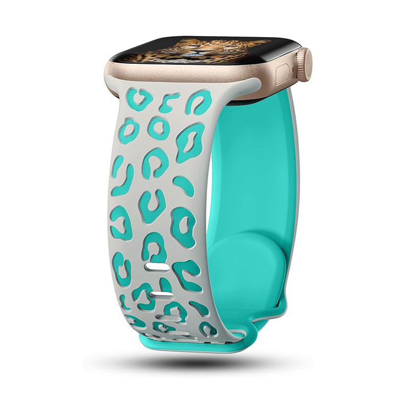 Apple Watch 7 45mm Uyumlu Zore KRD-140 Silikon Kordon Strap Kayış