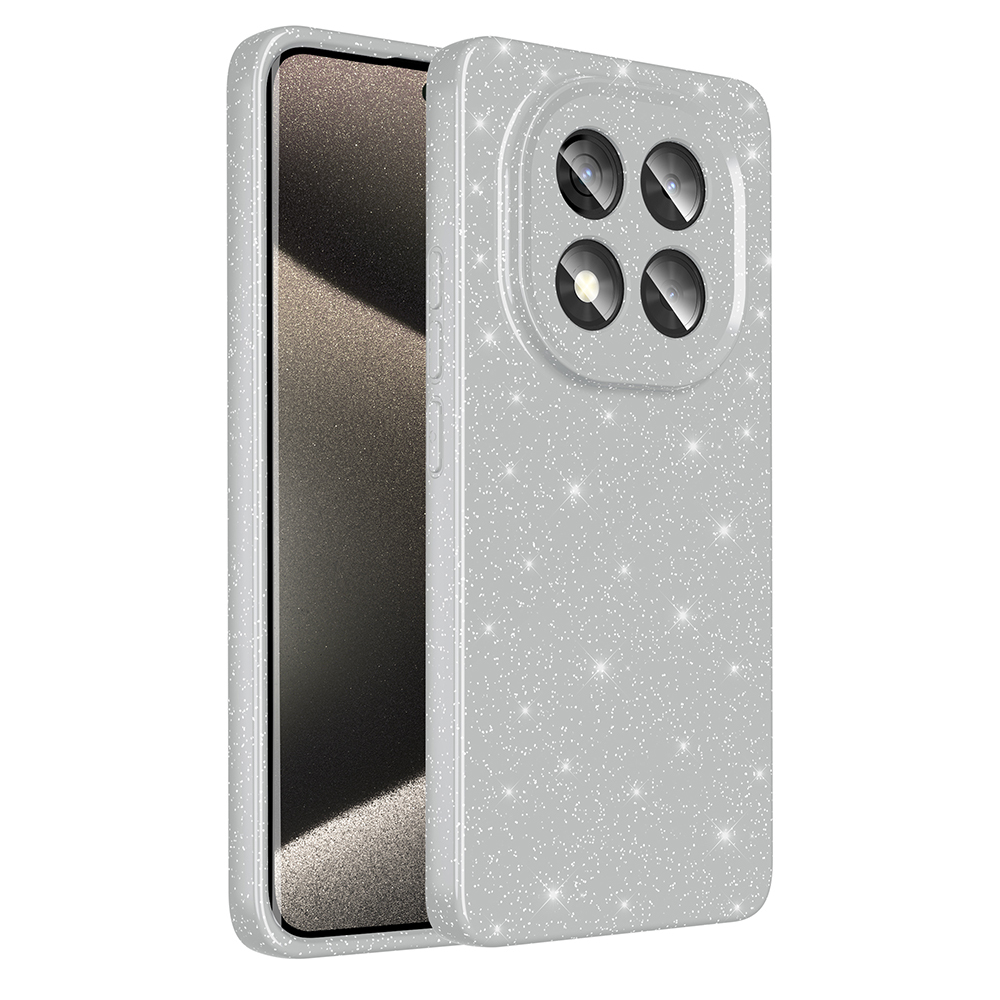 Xiaomi Redmi Note 14 Pro 5G Uyumlu Kılıf Kamera Korumalı Simli Lüks Zore Koton Kapak