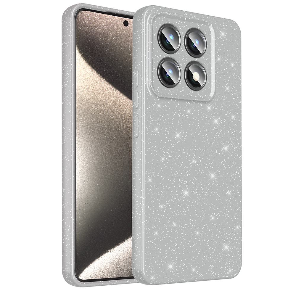 Xiaomi 14T Pro Uyumlu Kılıf Kamera Korumalı Simli Lüks Zore Koton Kapak