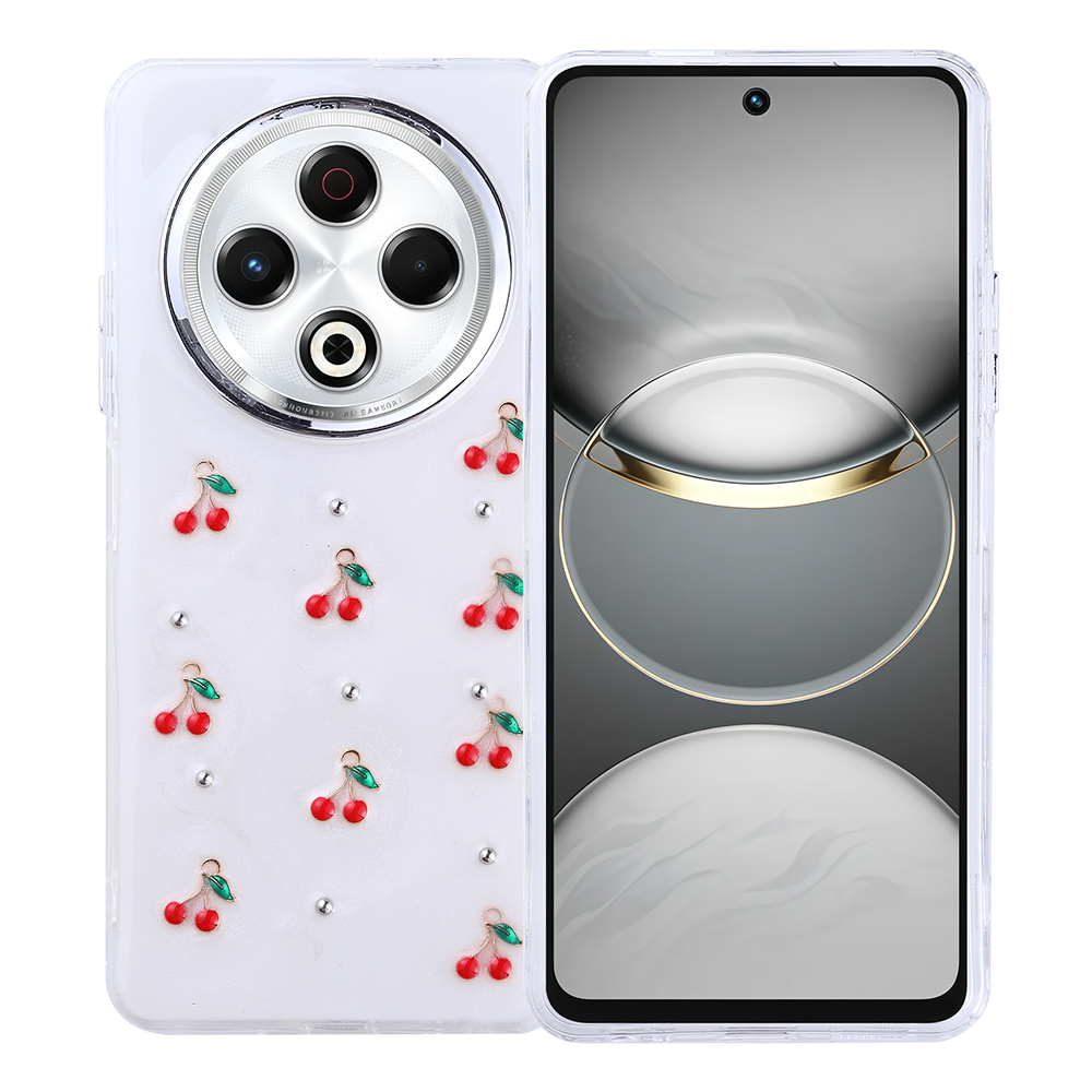 Tecno Spark 30 4G Uyumlu Kılıf Airbag Tasarımlı Simli Şeffaf Zore Kutup Kapak