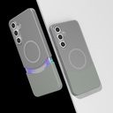 Samsung Galaxy S25 Plus Uyumlu Kılıf M-Safe Şarj Özellikli Mıknatıslı Zore Duble Kapak