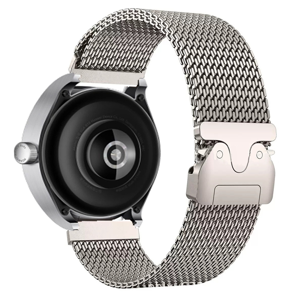 Xiaomi Mi Watch Color Uyumlu Zore KRD-100 22mm Titanyum Hasır Kordon