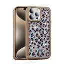 Apple iPhone 14 Pro Max Uyumlu Kılıf Taşlı ve Simli Tasarım Zore Azra Kapak