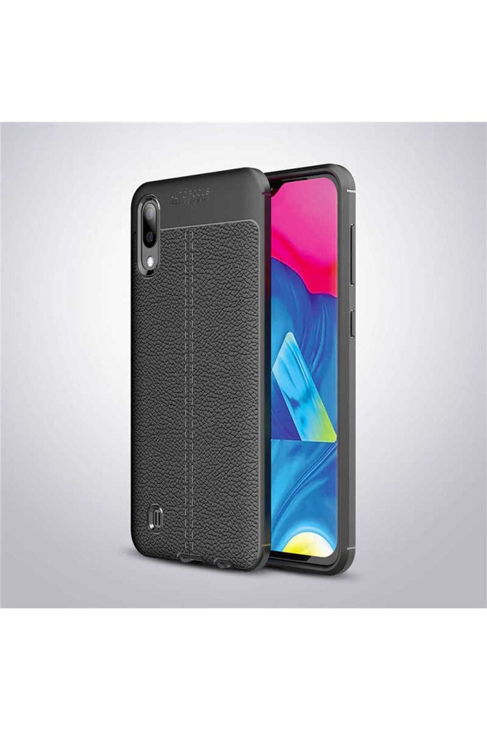 [RNZ-TA21679] Samsung Galaxy M10 Uyumlu Kılıf Zore Niss Silikon Kapak (Siyah)