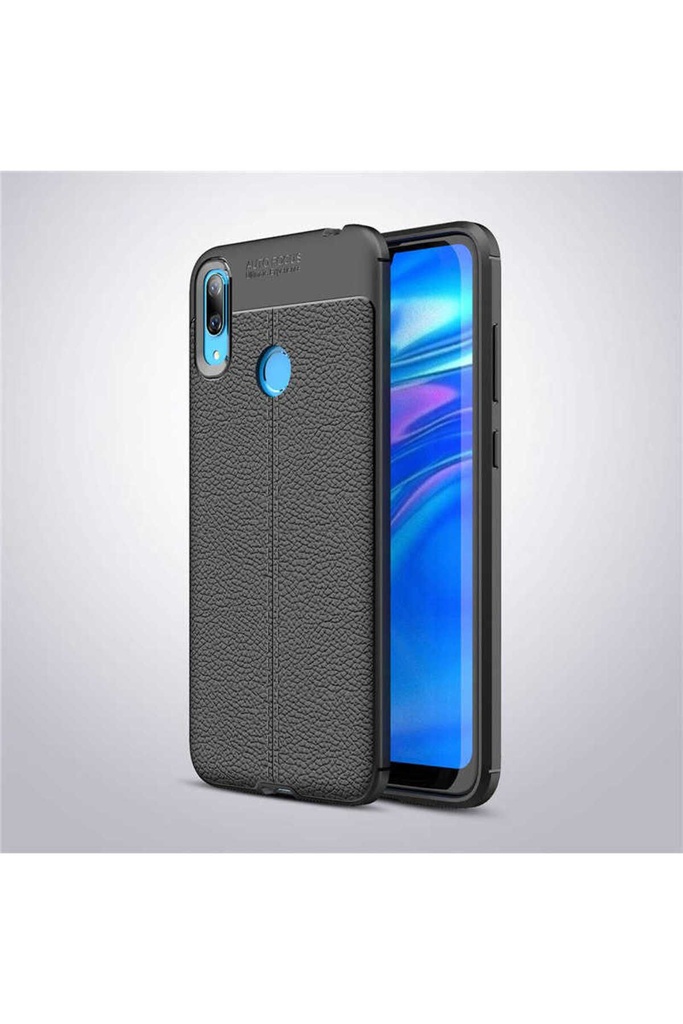 [RNZ-TA21687] Huawei Y7 Prime 2019 Uyumlu Kılıf Zore Niss Silikon Kapak (Siyah)