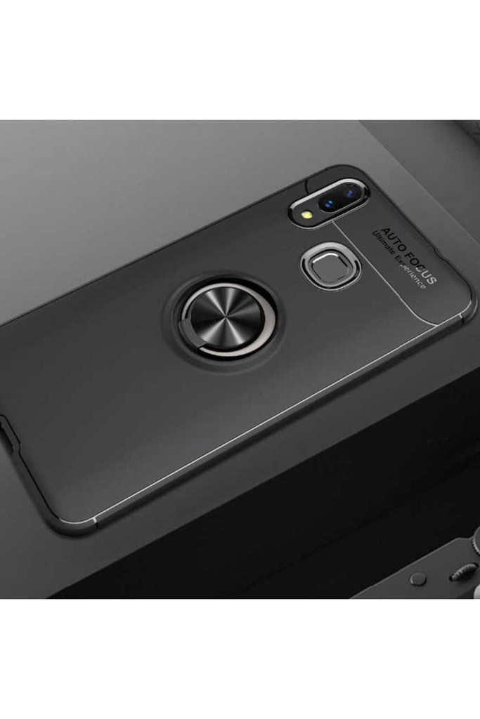 [RNZ-TA21720] Huawei Y7 Prime 2019 Uyumlu Kılıf Zore Ravel Silikon Kapak (Siyah)